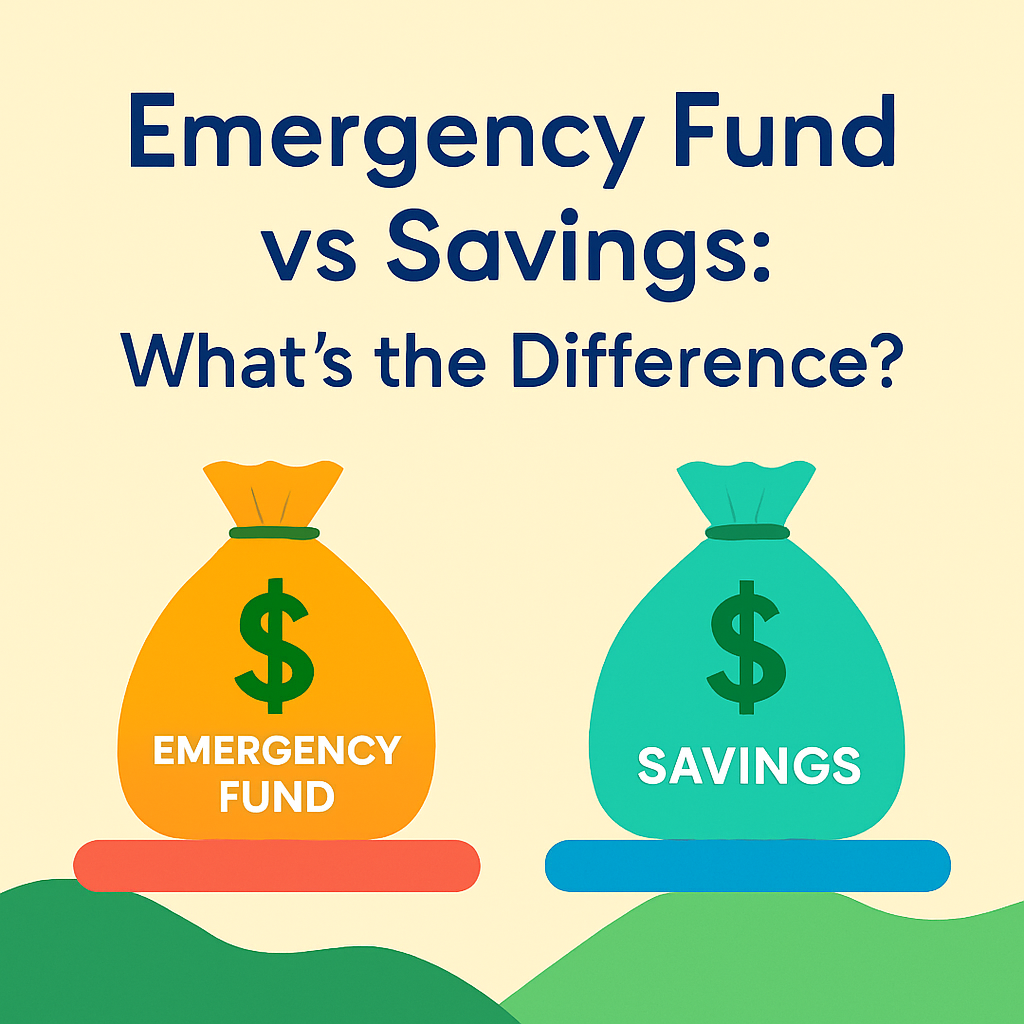 Emergency Fund vs Savings - FG