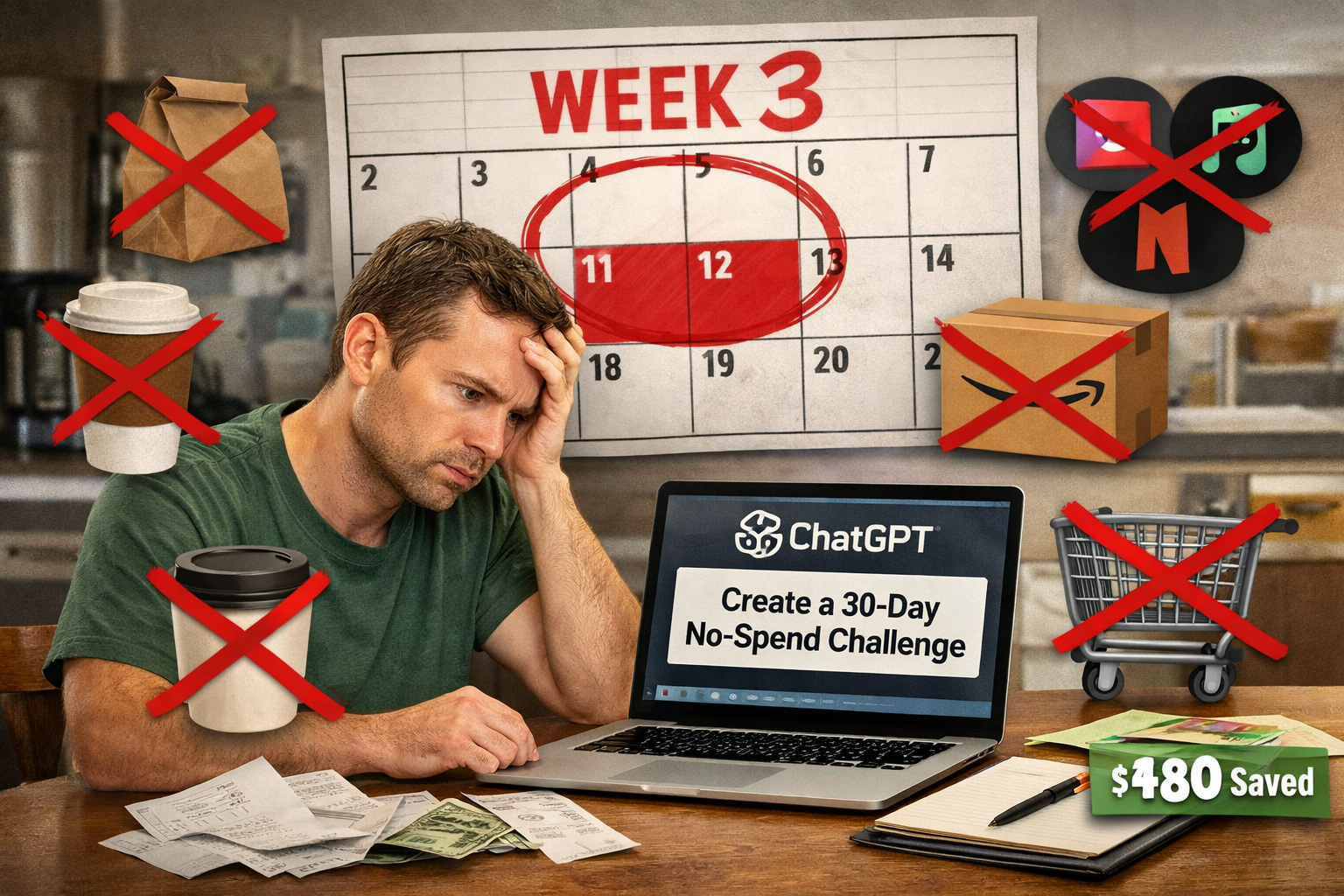 I Asked ChatGPT To Create a 30-Day No-Spend Challenge and Week 3 Was Brutal - FG