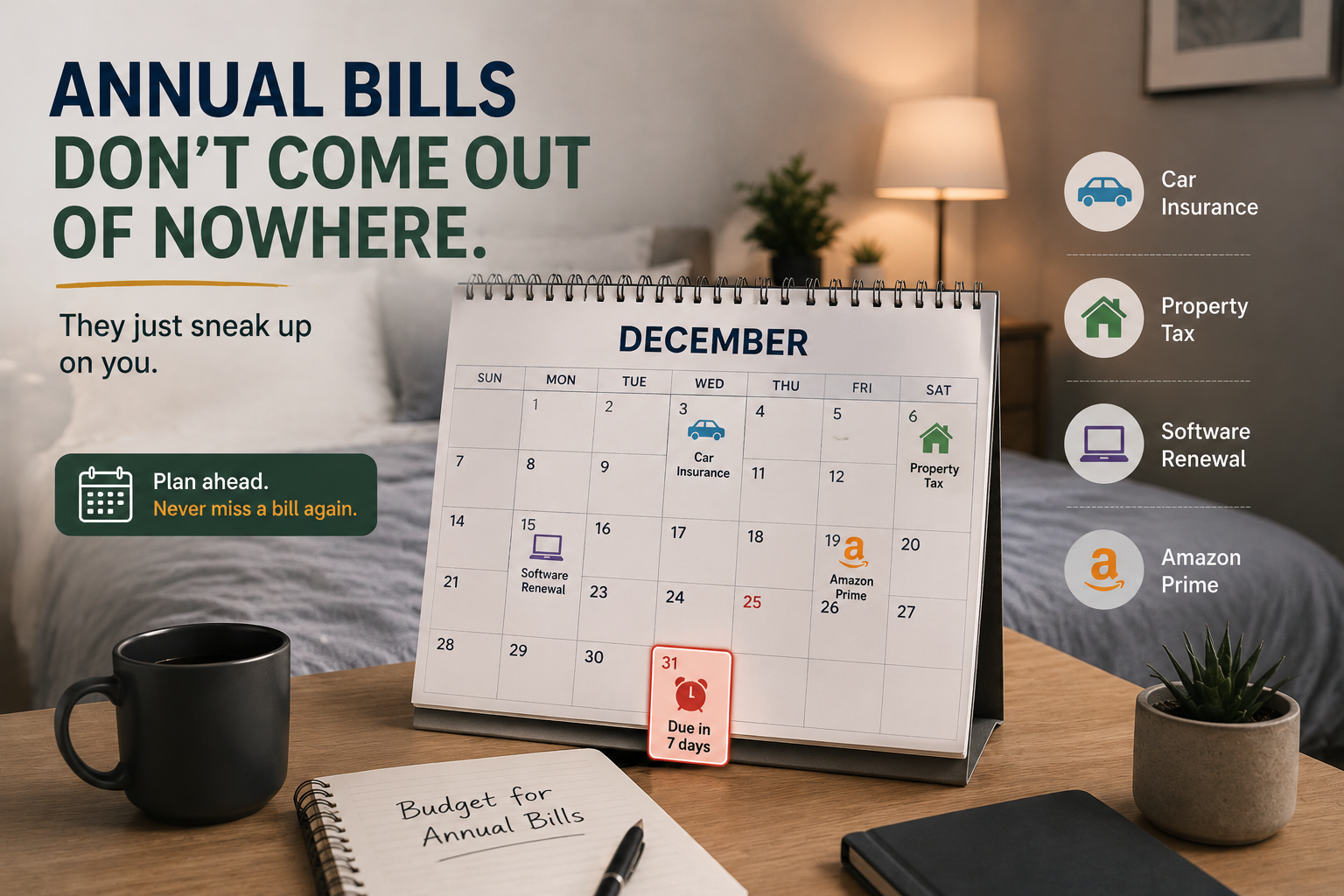 Why You Keep Forgetting Annual Bills Until It's Too Late - FG