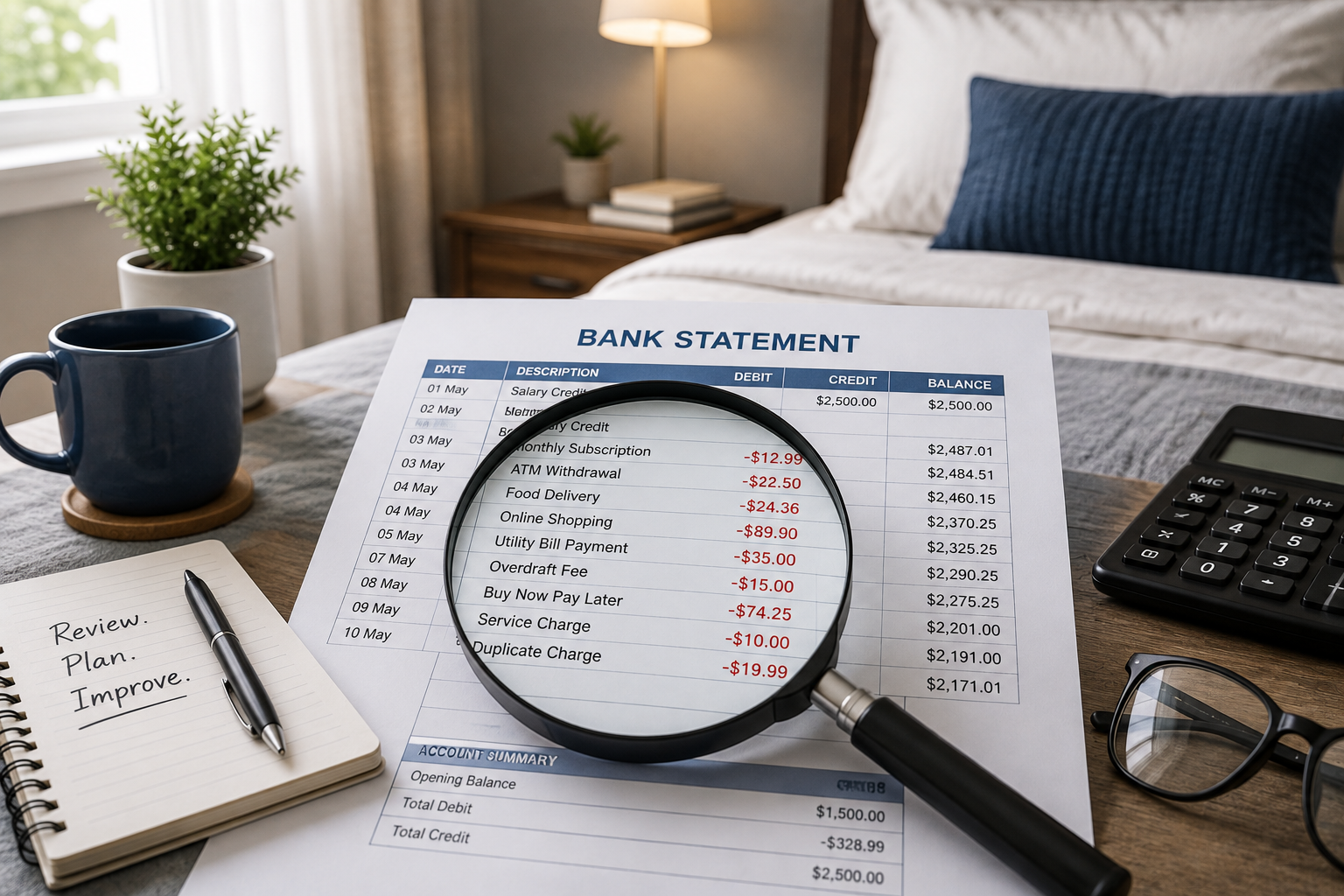 Financial Red Flags Hidden in Your Bank Statement - FG